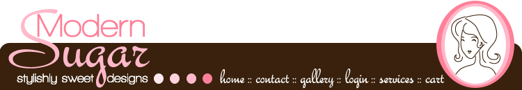 Modern Sugar Boutique Web Design